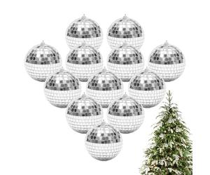 Mirror Disco Balls - Hanging Mirror Bar Decoration, Retro Design Decorative Supplies for Bar, Theatre and Festival