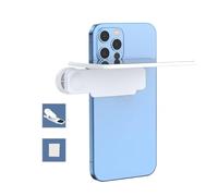 Mirror Effect Lens - Adjustable HD Glass Reflection Clip for iPhone & Android, Smartphone Camera Mirror Kit for Stunning Symmetrical Photos, No Editing Needed - White with Remote (white Standard)