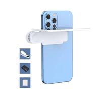 Mirror Effect Lens - Adjustable HD Glass Reflection Clip for iPhone & Android, Smartphone Camera Mirror Kit for Stunning Symmetrical Photos, No Editing Needed - White with Remote (white With Remote)