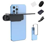 Mirror Effect Lens - Capture Stunning Reflections Instantly, Adjustable HD Glass Smartphone Photography Flip Mirror, for Travel Photography (Black)