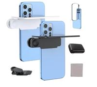 Mirror Effect Lens - Capture Stunning Reflections Instantly, Adjustable HD Glass Smartphone Photography Flip Mirror, for Back Camera, Outdoor Photography(B+W)