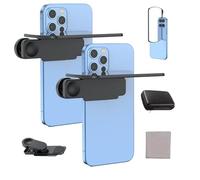 Mirror Effect Lens - Capture Stunning Reflections Instantly, Adjustable HD Glass Smartphone Photography Flip Mirror, for Back Camera, Outdoor Photography(2Black)