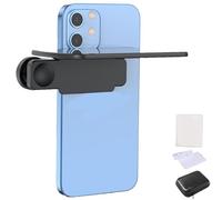 Mirror Effect Lens-Capture Stunning Reflections Instantly,Smartphone Camera Mirror Reflection Clip Kit,Adjustable Phone Camera Mirror Reflection,HD Glass Phone Shooting Reflection Mirror (1PCS-Black)