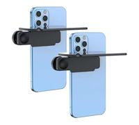 Mirror Effect Lens - Capture Stunning Reflections Instantly, Smartphone Camera Mirror Reflection Clip Kit, HD Glass Phone Shooting Reflection Mirror for Outdoor Travel Photography (Black*2pcs)