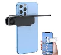 Mirror Effect Lens - Capture Stunning Reflections Instantly, Smartphone Camera Mirror Reflection Clip Kit for Travel, Adjustable Smartphone Photography Flip Mirror for Android and iOS(Black*1)