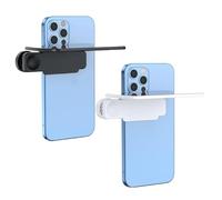Mirror Effect Lens - Capture Stunning Reflections Instantly, Smartphone Camera Mirror Reflection Clip Kit for Travel, Adjustable Smartphone Photography Flip Mirror for Android and iOS(White+black)