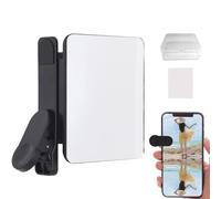 Mirror Effect Lens - Instantly Capture Stunning Reflections with Brush Kit Reflector Mirror Camera Smartphone | Adjustable High Definition Glass Tilting Mirror for Photography