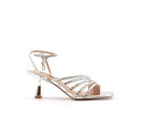 Mirror Effect Silver Sandals - female - Steve Madden - High Heel Sandals - Gray - 9 UK - Shoes 9 UK
