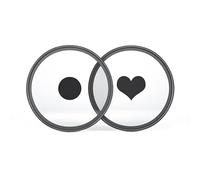 Mirror filter with a rotor kit to create a donut -shaped effect on the creation of donut bubbles(77mm Heart effect)