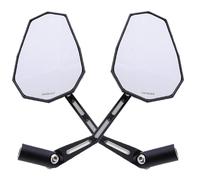 Highsider Pro Stealth-X1 Black Handlebar Mirror For Motorcycle Parts