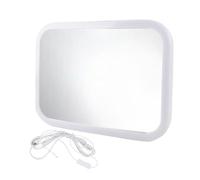 Mirror for Car Seat Rear Facing - Child Interior LED Monitor Glass - USB Dimmable Wide View Interior Mirror for Travel Toddler Baby Backseat Road Trip Daily Commuting