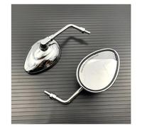 Mirror For Motorbike Matte Black Chrome Motorcycle Handlebar Mounting Rearview Side Mirrors For Indian For Chief For Chieftain For Scout For Roadmaster For Models Motorbike Wing Mirrors(Chrome)