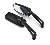 Mirror For Rectangle Black Square Smoke Blue Glass Motobike Accessories 8mm/10mm Universal Motorcycle Metal Rear View Side Mirrors Mirrors Set