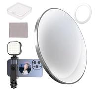 Mirror for the back of the phone, selfie mirror clip, magnetic selfie screen, 2.2 inch vlog screen for mirroring high-resolution portable vlogging live streaming make-up application