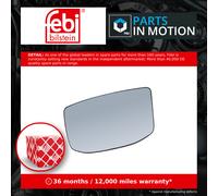 Mirror Glass 196338 Febi 81637336087 2249381 Genuine Top Quality Guaranteed New
