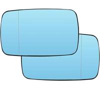 Mirror Glass Accessories For BMW 3 5 Series E39 E46 320i 330i 325 525i 1997-2005 Door Side Wing Mirror Glass Heated Blue Rearview(Left Right)