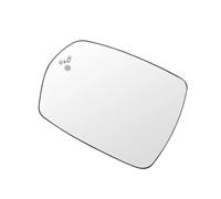 Mirror Glass Backing Plate For Edge 2015-2020 Models Rearview Mirror Heated Blind Spot Change Assist Lens Glass(Left)