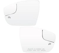 Mirror Glass Compatible With For Focus 2012 2013 2014 OEM: CM5Z17K707F CP9Z17K707A Car Left Right Side Door Heated For Wing Mirror Glass Convex Door Mirror(2pcs)
