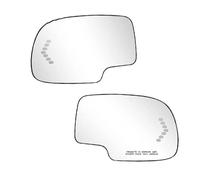 Mirror Glass Compatible With GMC For Yukon XL For Sierra For Suburban 2003 2004 2005 2006 Car Side Rearview Heated Mirror Glass OEM: 88944391 88944392(2pcs)
