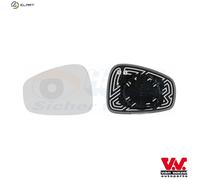 Mirror insert glass Left Aspherical 0160837 VAN WEZEL for ALFA ROMEO MITO 159