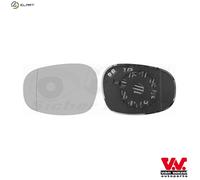 Mirror Glass, outside mirror for BMW E90 E93 E92 E91 VAN WEZEL 0667835 fits Left