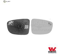 Van Wezel Autoparts Mirror Glass 2766838 – Right Convex Outside Mirror for Mazda 3/6 Saloon