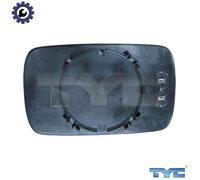 TYC 303-0004-1 Mirror Glass, outside mirror