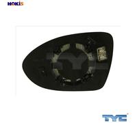 Mirror insert glass Left Convex 317-0048-1 TYC for KIA RIO III Saloon RIO III