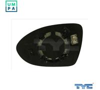 Mirror insert glass Left Convex 317-0048-1 TYC for KIA RIO III Saloon RIO III