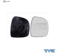 TYC 321-0097-1 Mirror Glass, outside mirror