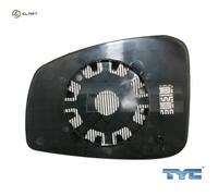 MIRROR GLASS EXTERIOR MIRROR 328-0148-1 FOR RENAULT GRAN/TOUR/III/Grandtour 1.4L