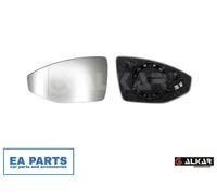 Mirror Glass, exterior mirror for AUDI A8 D5 ALKAR 6471814 fits Left