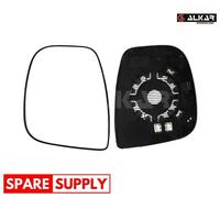 MIRROR GLASS, EXTERIOR MIRROR FOR CITROËN BERLINGO ALKAR 6432836 FITS RIGHT