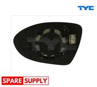 MIRROR GLASS, EXTERIOR MIRROR FOR KIA TYC 317-0048-1 FITS LEFT