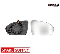 MIRROR GLASS, EXTERIOR MIRROR FOR OPEL ALKAR 6436730 FITS RIGHT