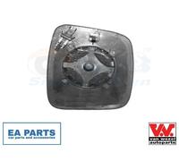Mirror Glass, exterior mirror for PEUGEOT BIPPER VAN WEZEL 1748837 fits Left