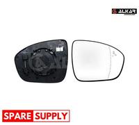 MIRROR GLASS, EXTERIOR MIRROR FOR RENAULT CAPTUR ALKAR 6476202 FITS RIGHT