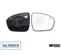 Mirror Glass, exterior mirror for RENAULT CAPTUR ALKAR 6476202 fits Right
