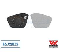 Mirror Glass, exterior mirror for SKODA OCTAVIA VAN WEZEL 7647838 fits Right