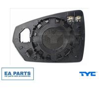 Mirror Glass, exterior mirror for VW POLO TYC 337-0317-1 fits Right