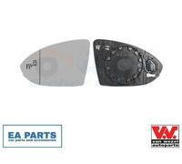 Mirror Glass, exterior mirror for VW VAN WEZEL 5775835 fits Left