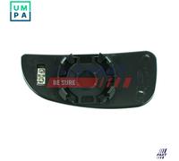 Mirror insert glass Right Heatable FT88547 FAST for FIAT PEUGEOT CITROËN