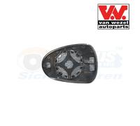 MIRROR GLASS, OUTSIDE MIRROR FOR SEAT LEON VAN WEZEL 4940838 FITS RIGHT