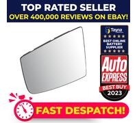 Mirror Glass fits FORD TRANSIT CONNECT 1.6D Left 2013 on N/S Passenger Side Door