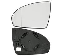 Mirror Glass for Smart Fortwo Coupe 451 Side Door Wing Mirror Left Right Heated with Backing Plate 2007-2014,right