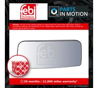 febi bilstein 100882 Mirror Glass for main mirror , 1 piece