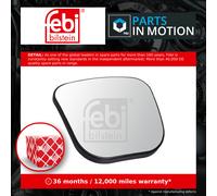 Mirror Glass Left or Right 100033 Febi Door Genuine Top Quality Guaranteed New