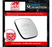Mirror Glass Left or Right 49899 Febi Door Genuine Top Quality Guaranteed New