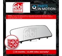 febi bilstein 49925 Mirror Glass for main mirror, 1 unit