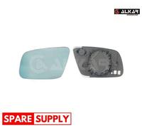 MIRROR GLASS, OUTSIDE MIRROR FOR AUDI A3 ALKAR 6423500 FITS LEFT